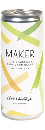 Maker Sparkling Sauvignon Blanc Lake County 2021 Can 250ml