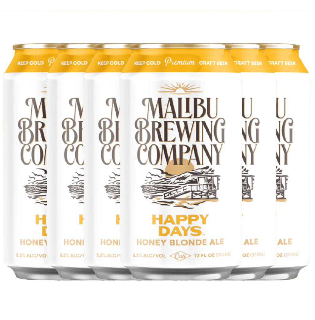Malibu Brewing Co Happy Days Honey Blonde 6pk-0