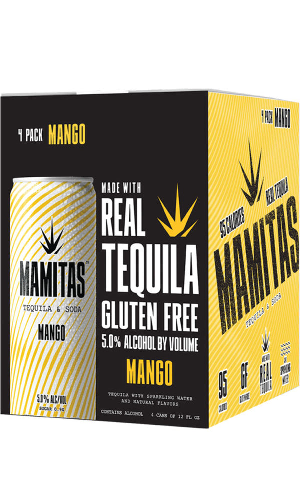 Mamitas Tequila & Soda Mango 4pk Cans