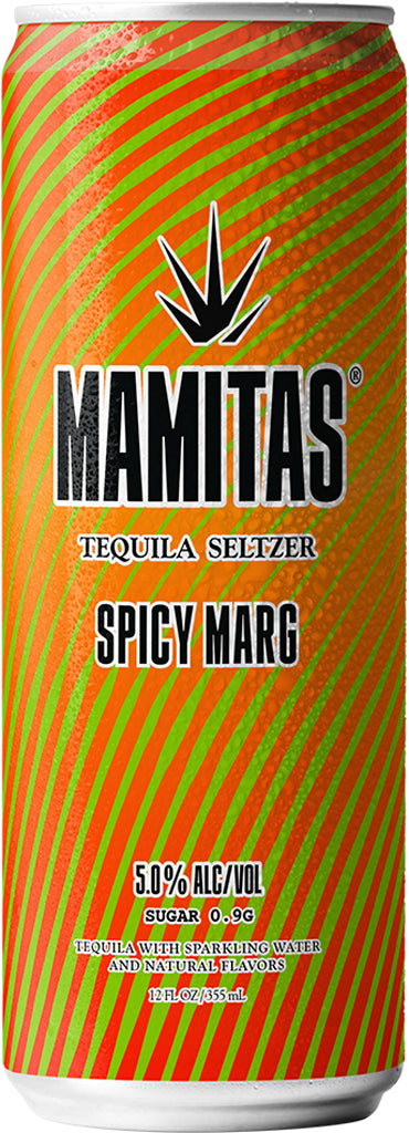 Mamitas Tequila & Soda Spicy Margarita 12oz Can