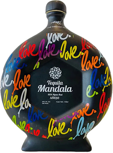 Mandala Tequila Anejo Live Through Love Edition 1L-0