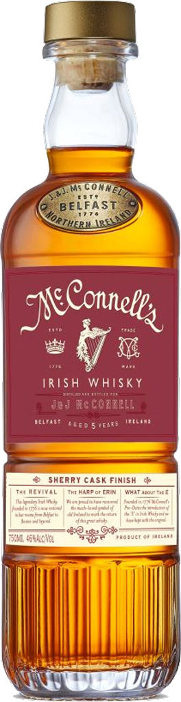 McConnell's Irish Whisky 5 Year Old Sherry Cask 750ml