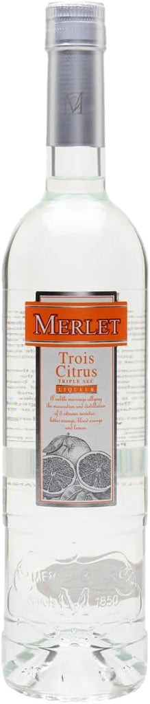 Merlet Trois Citrus Triple Sec Liqueur 750ml