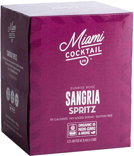 Miami Cocktail Sangria Spritz 4pk Cans-0