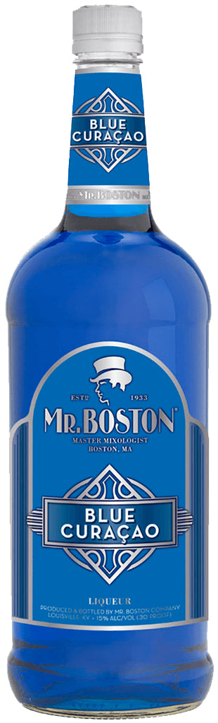 Mr. Boston Blue Curacao Liqueur 1L – Mission Wine & Spirits