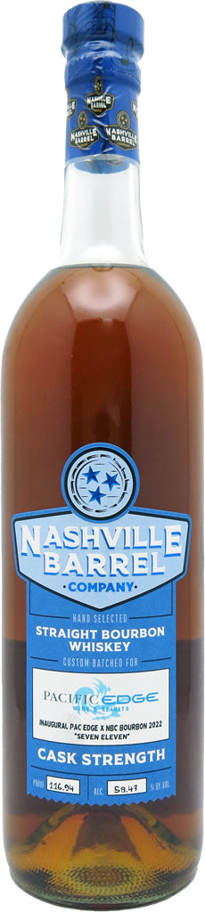 Nashville Barrel Co. Cask Strength Straight Bourbon Whiskey 750ml-0