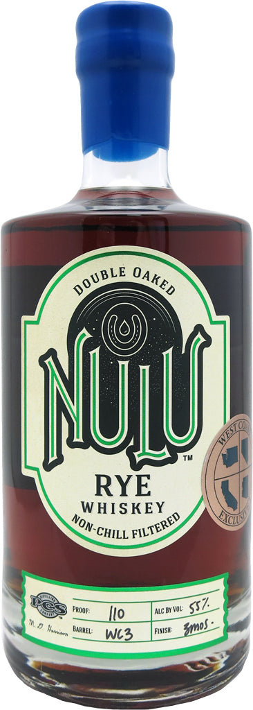 Nulu Double Oaked Rye WC3 Whiskey 750ml-0