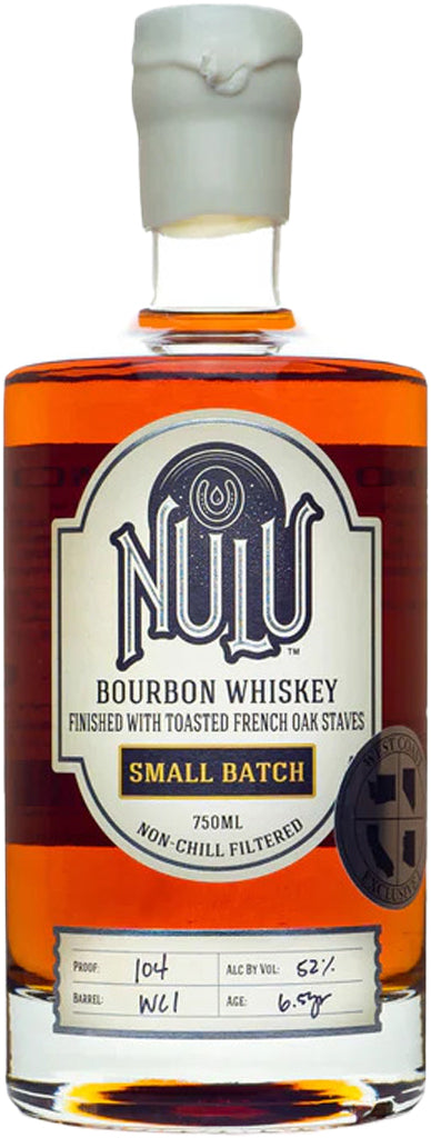 Nulu Toasted French Oak Small Batch Bourbon Whiskey 750ml-0