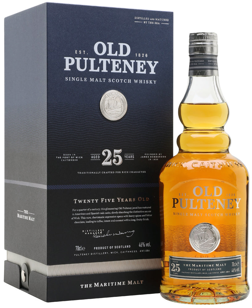 Old Pulteney Single Malt Scotch 25 Year Old 750ml-0