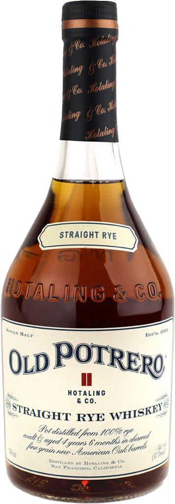 Old Potrero Single Malt Straight Rye Whiskey 750ml