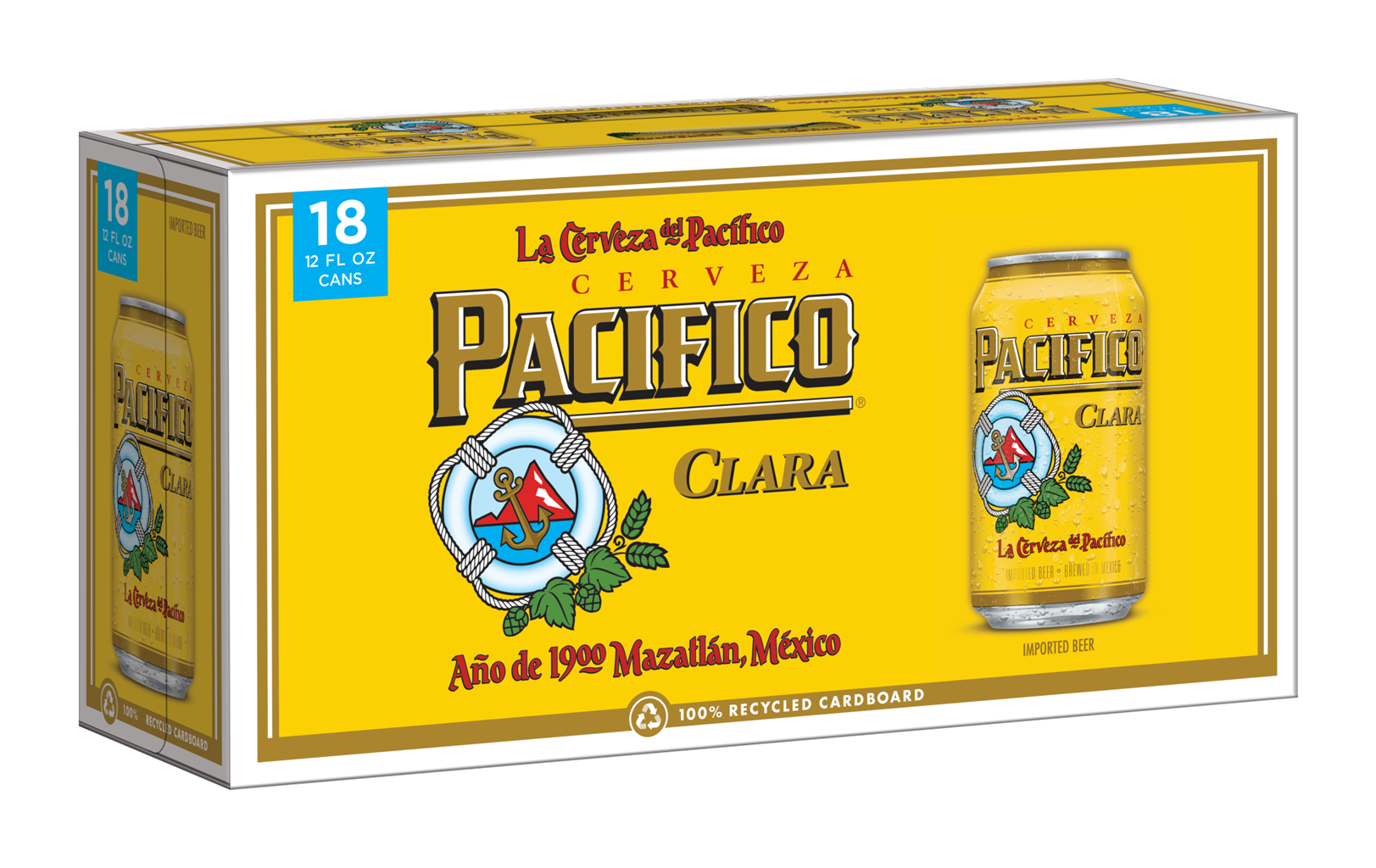 Pacifico Beer 18pk Cans-0