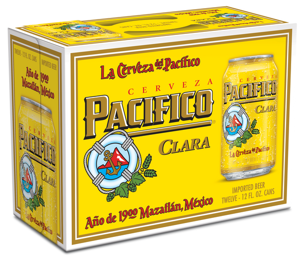 Pacifico Beer 12pk Cans