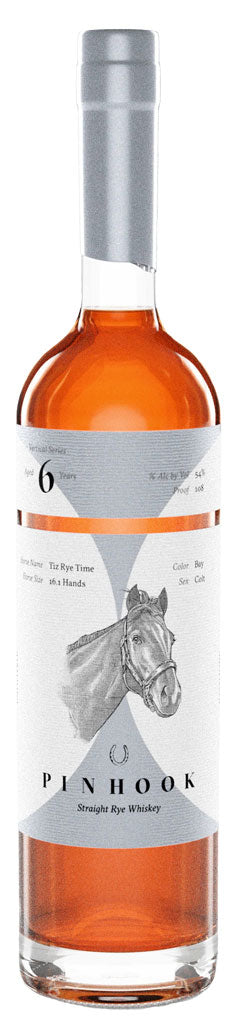 Pinhook Tiz Rye Time 6 Year Old Vertical Series Straight Rye Whiskey 750ml-0