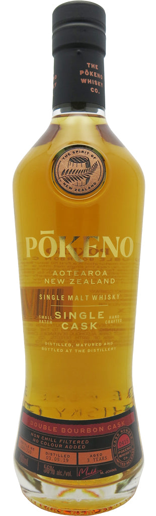 Pokeno Double Bourbon Cask Single Malt Whisky 700ml-0