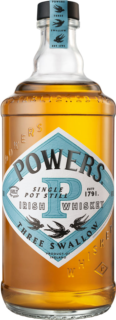 Powers Three Swallow Irish Whiskey 750ml-0