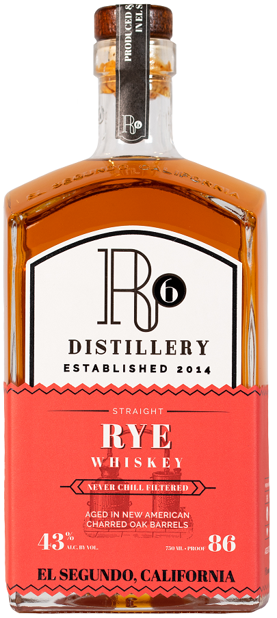 R6 Distilling Co. 4 Year Old Rye Whiskey 750ml-0