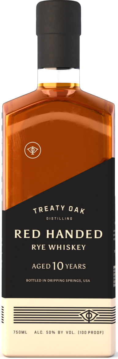 Treaty Oak Red Handed Rye Whiskey 10Yr 750ml