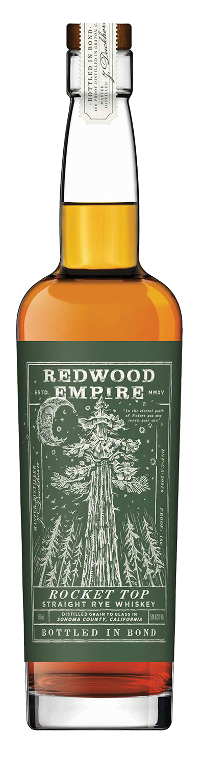 Redwood Empire Rocket Top Rye Whiskey 750ml
