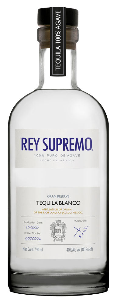 Rey Supremo Tequila Gran Reserve Blanco 750ml