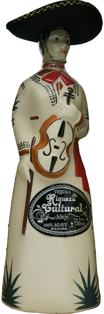 Riqueza Cultural Tequila Anejo Charra Ceramic 750ml-0