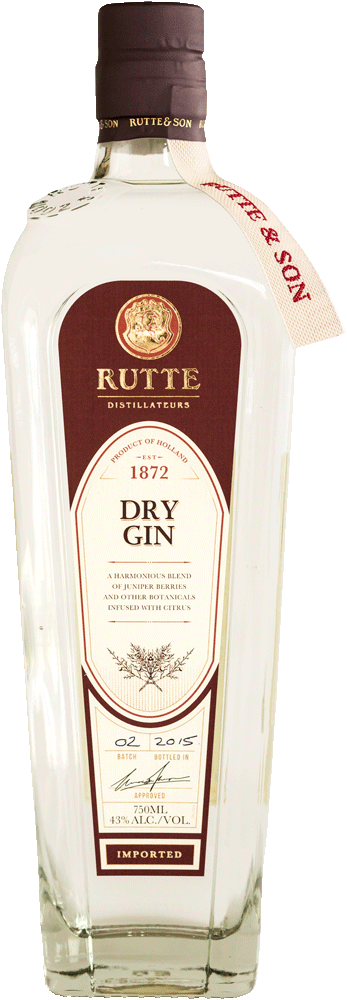 Rutte Dry Gin 750ml-0