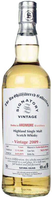 Signatory Ardmore 2009 9 Year Old Single Barrel Single Malt Whisky 750ml