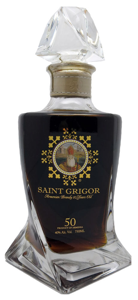 Saint Grigor Armenian Brandy 50 Year Old Double Door Box 750ml-0