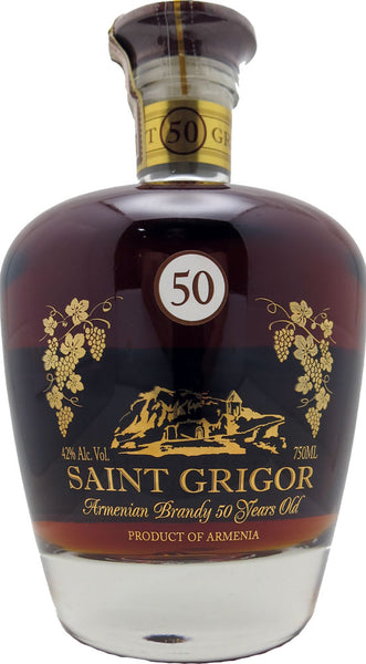 Saint Grigor Armenian Brandy 50 Year Old Timeless 700ml – Mission