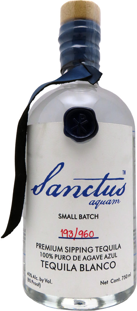 Sanctus Aquam Blanco Tequila 750ml