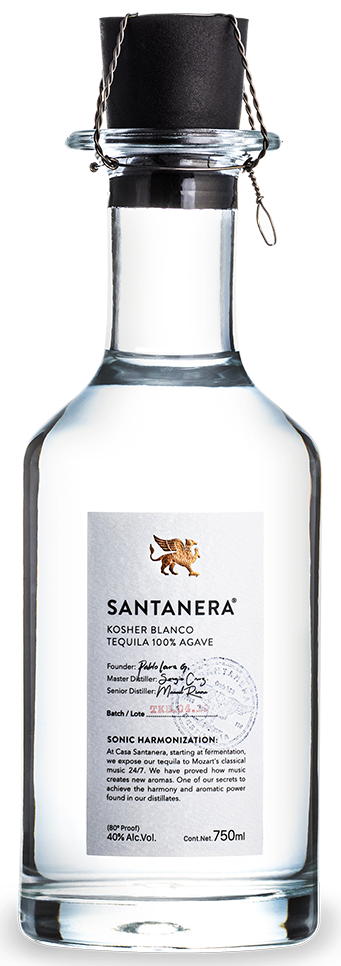 Destileria Santanera Tequila Kosher Blanco 750ml