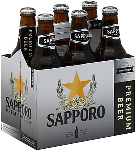 Sapporo 6pk Bottles Featured Image