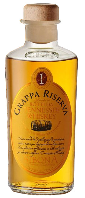 Sibona Grappa Reserva Old Barrel Aged Tennessee Whisky Barrel 750ml