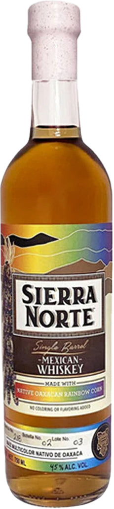 Sierra Norte Single Barrel Rainbow Corn Whiskey 750ml-0