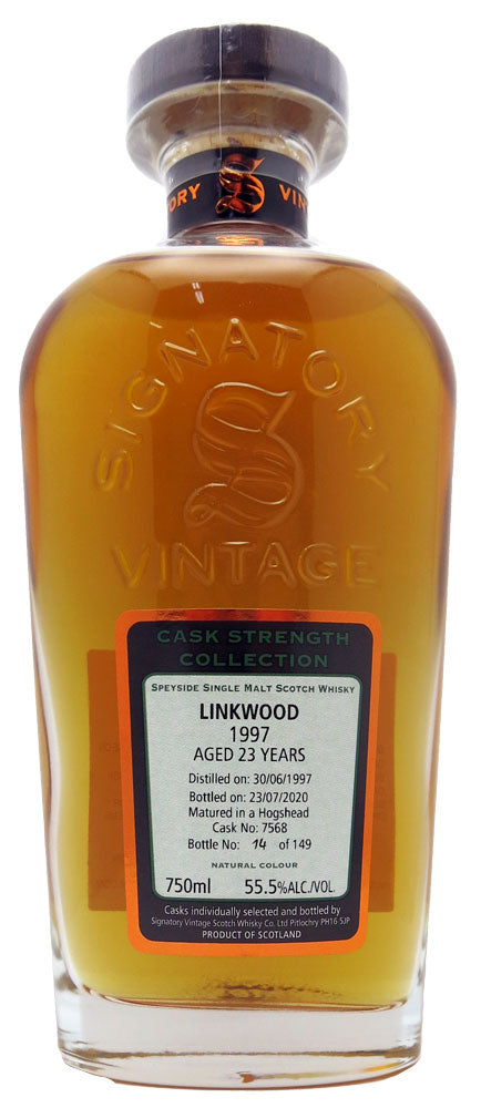 Signatory Linkwood 1997 23 Year Old Single Barrel Single Malt Whisky 750ml