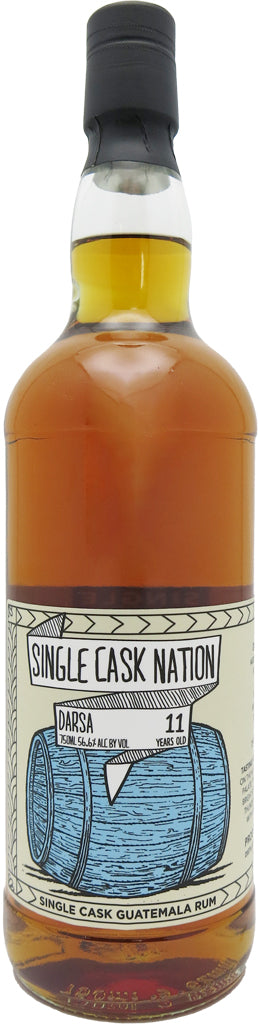Single Cask Nation Darsa 11Yr 2nd Fill Bourbon Hogshead Cask Single Cask Guatemala Rum 2011 750ml