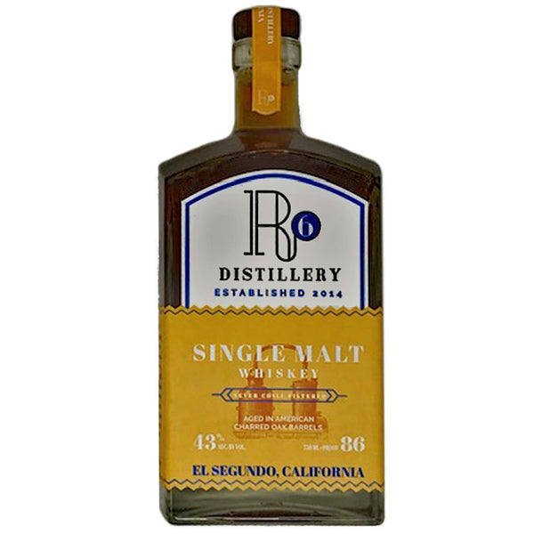 R6 Distilling Co. Single Malt Whiskey 750ml