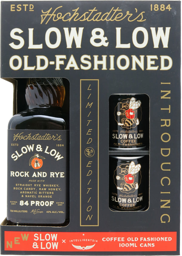 Slow & Low Rock And Rye Gift Pack 750ml