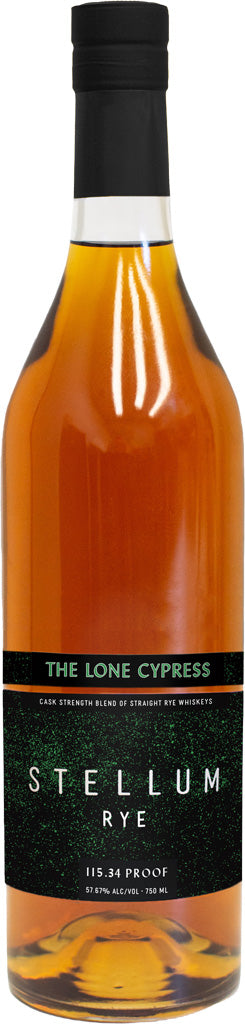 Stellum The Lone Cypress Cask Strength Rye Whiskey 750ml – Mission Liquor