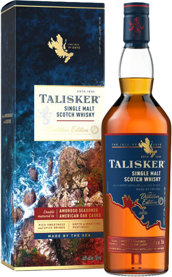 Talisker Distillers Edition Double Matured Amoroso Seasoned American Oak Casks Single Malt Whisky 750ml