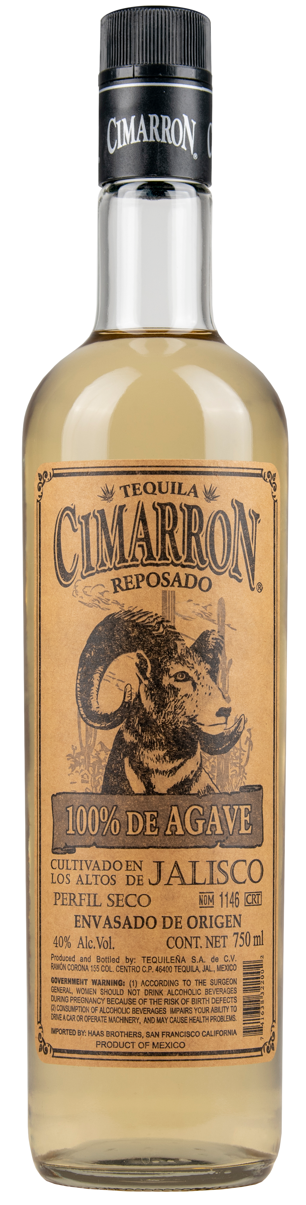 Cimarron Tequila Reposado 750ml-0