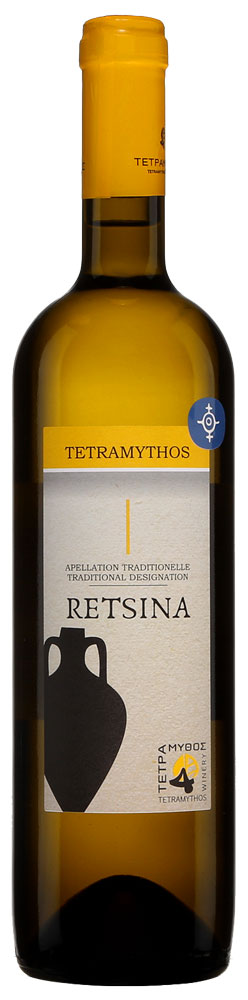 Tetramythos Retsina 750ml
