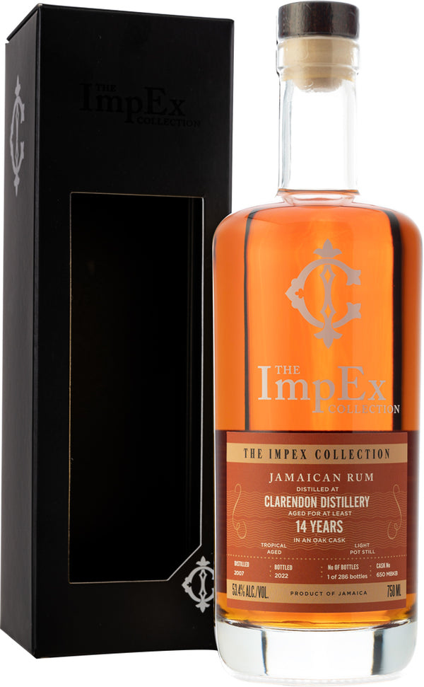 The ImpEx Collection Clarendon Distillery 2007 14 Year Old Rum 750ml