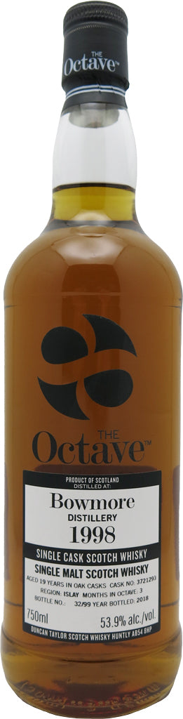 The Octave Bowmore 19 Year Old 1998 Single Cask Single Malt Whiky 750ml-0