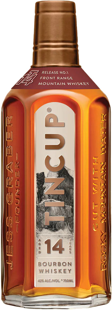 Tin Cup Fourteener 14 Year Old Bourbon Whiskey 750ml-0