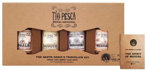 Tio Pesca Mezcal The Santa Sabia's Traveller Kit 4x100ml