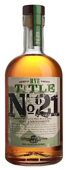 Title 21 American Rye Whiskey 750ml