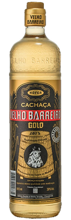 Velho Barreiro Gold Cachaca 1L