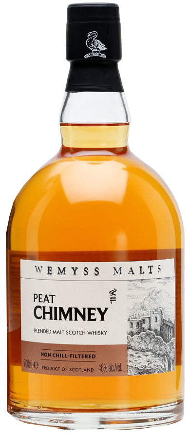 Wemyss Peat Chimney Blended Malt Whisky 750ml-0