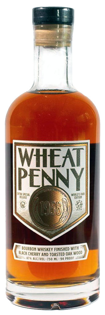 Wheat Penny Black Cherry & Toasted Oak Bourbon Whiskey 750ml