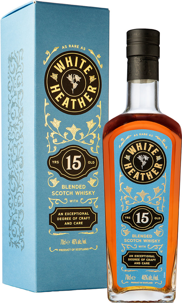 White Heather 15 Year Old Blended Scotch Whisky 700ml